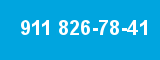 911 826-78-41 911 826-78-41